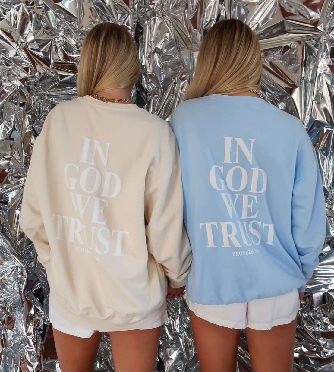 IN GOD WE TRUST Crewneck