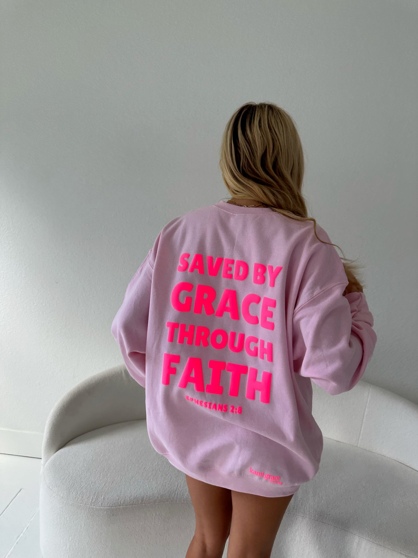 SAVED BY GRACE Crewneck