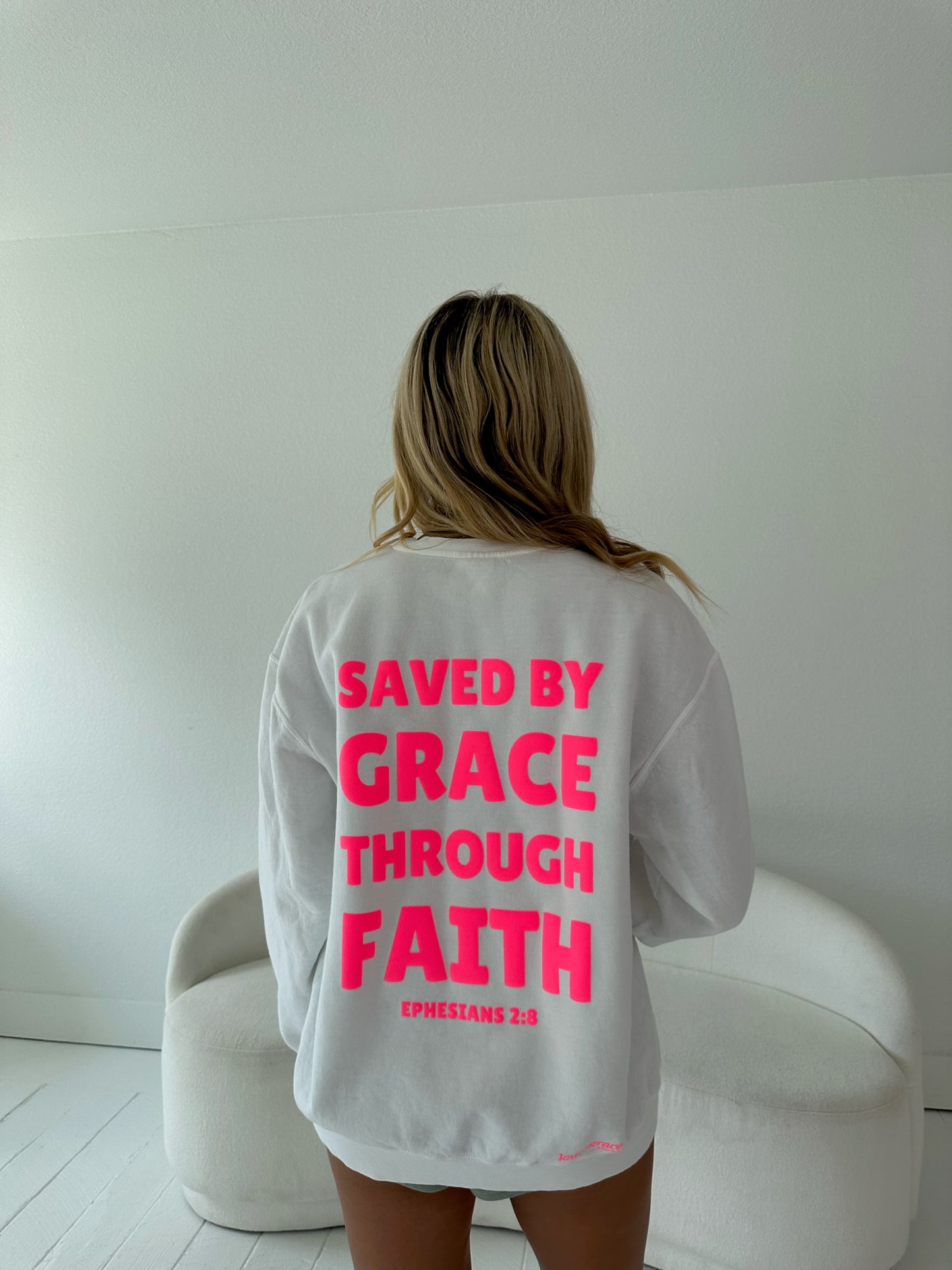 SAVED BY GRACE Crewneck