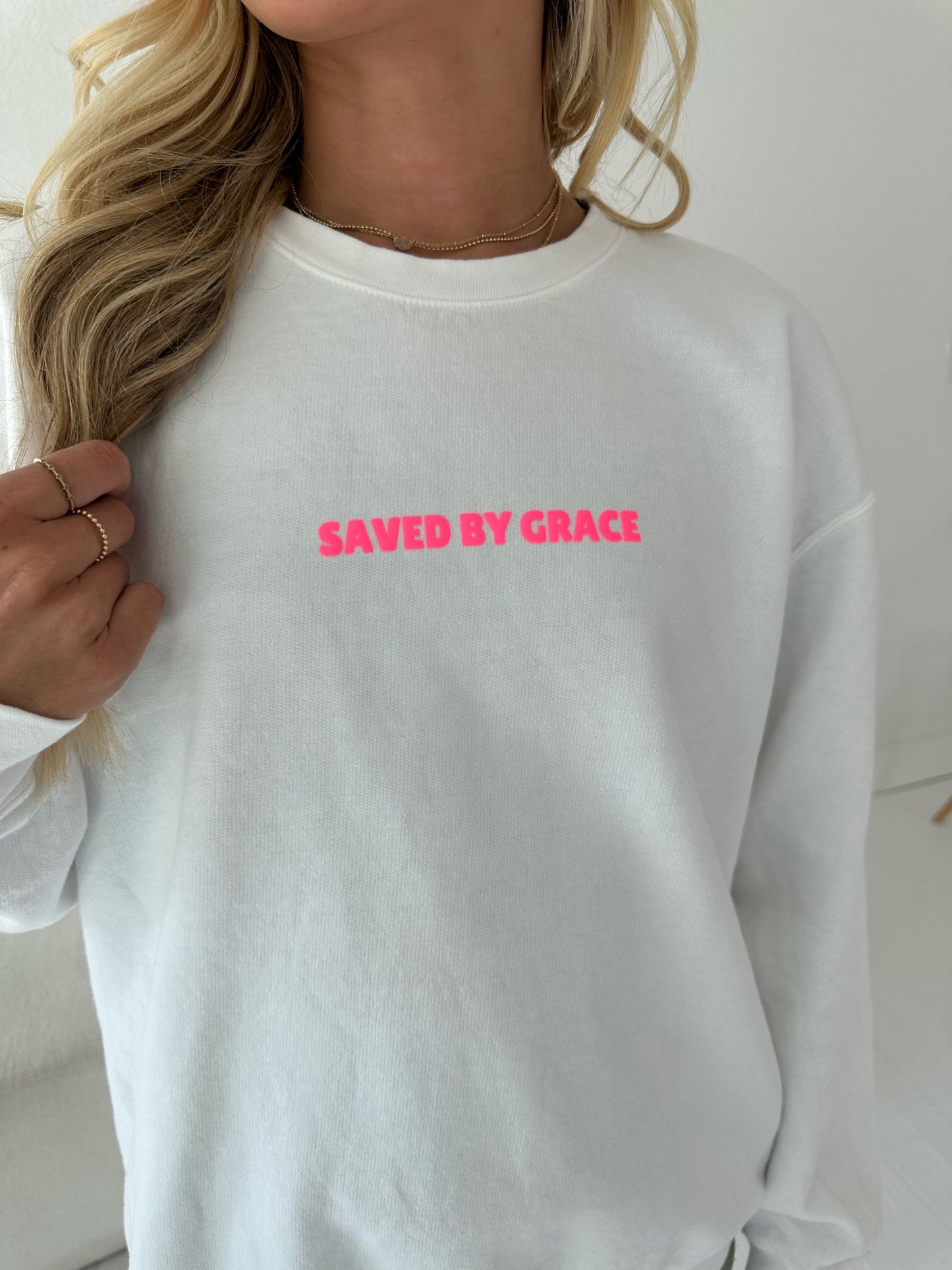 SAVED BY GRACE Crewneck