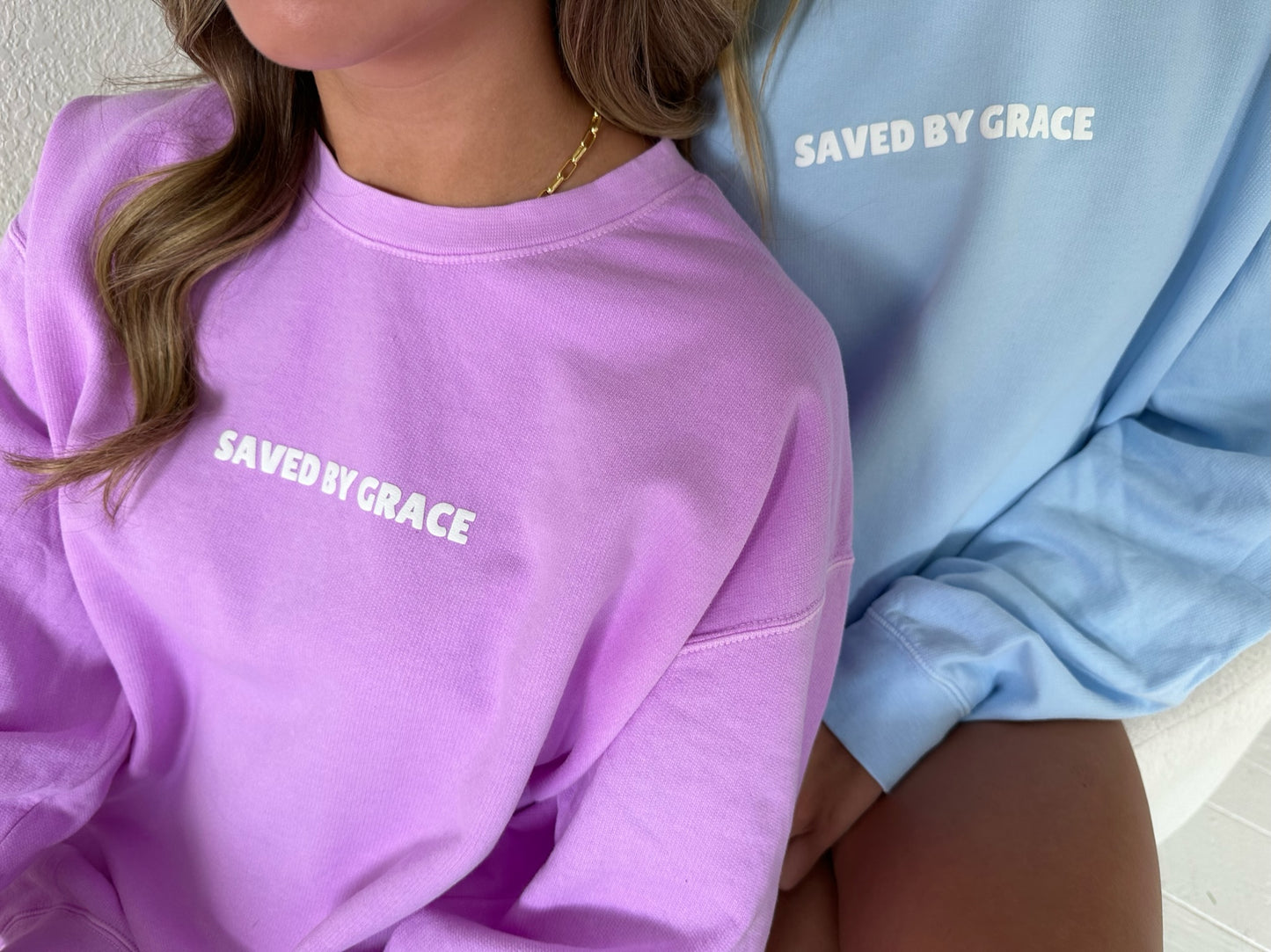 SAVED BY GRACE Crewneck