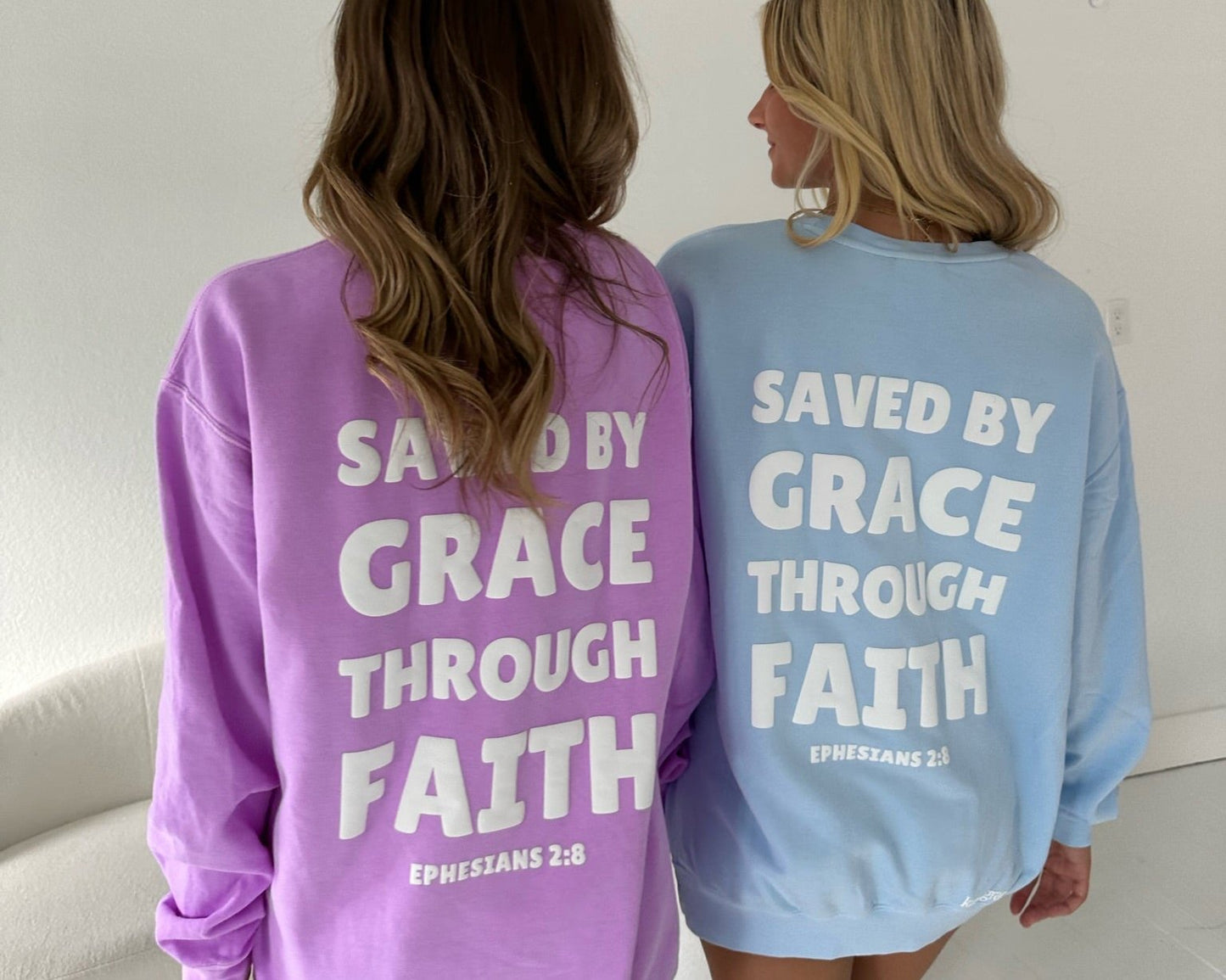 SAVED BY GRACE Crewneck