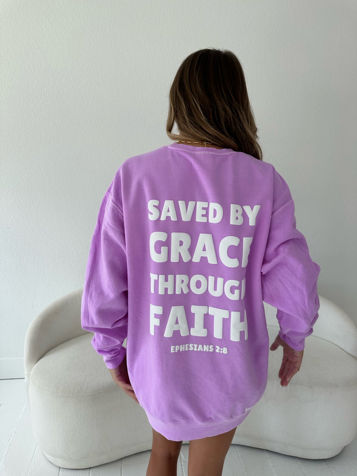 SAVED BY GRACE Crewneck