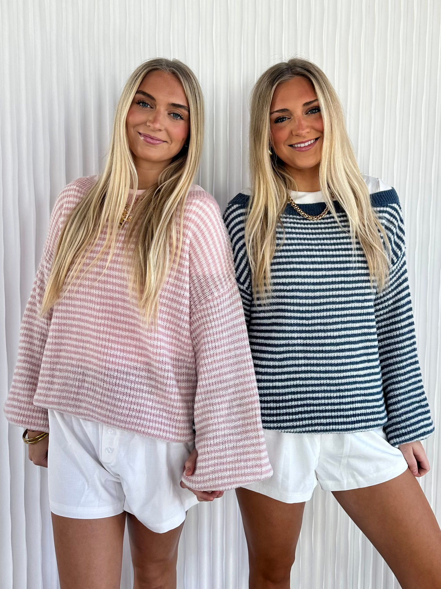 Striped Knit Sweater