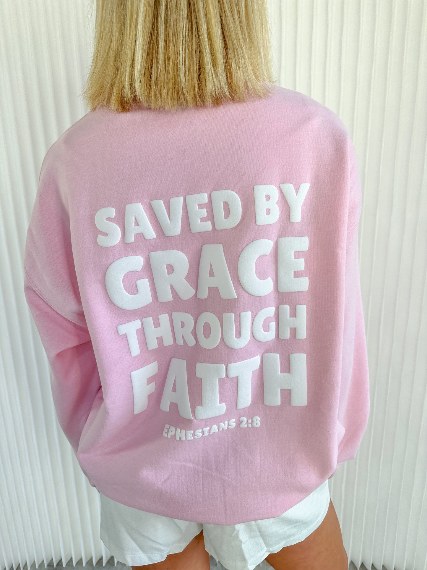 SAVED BY GRACE Crewneck