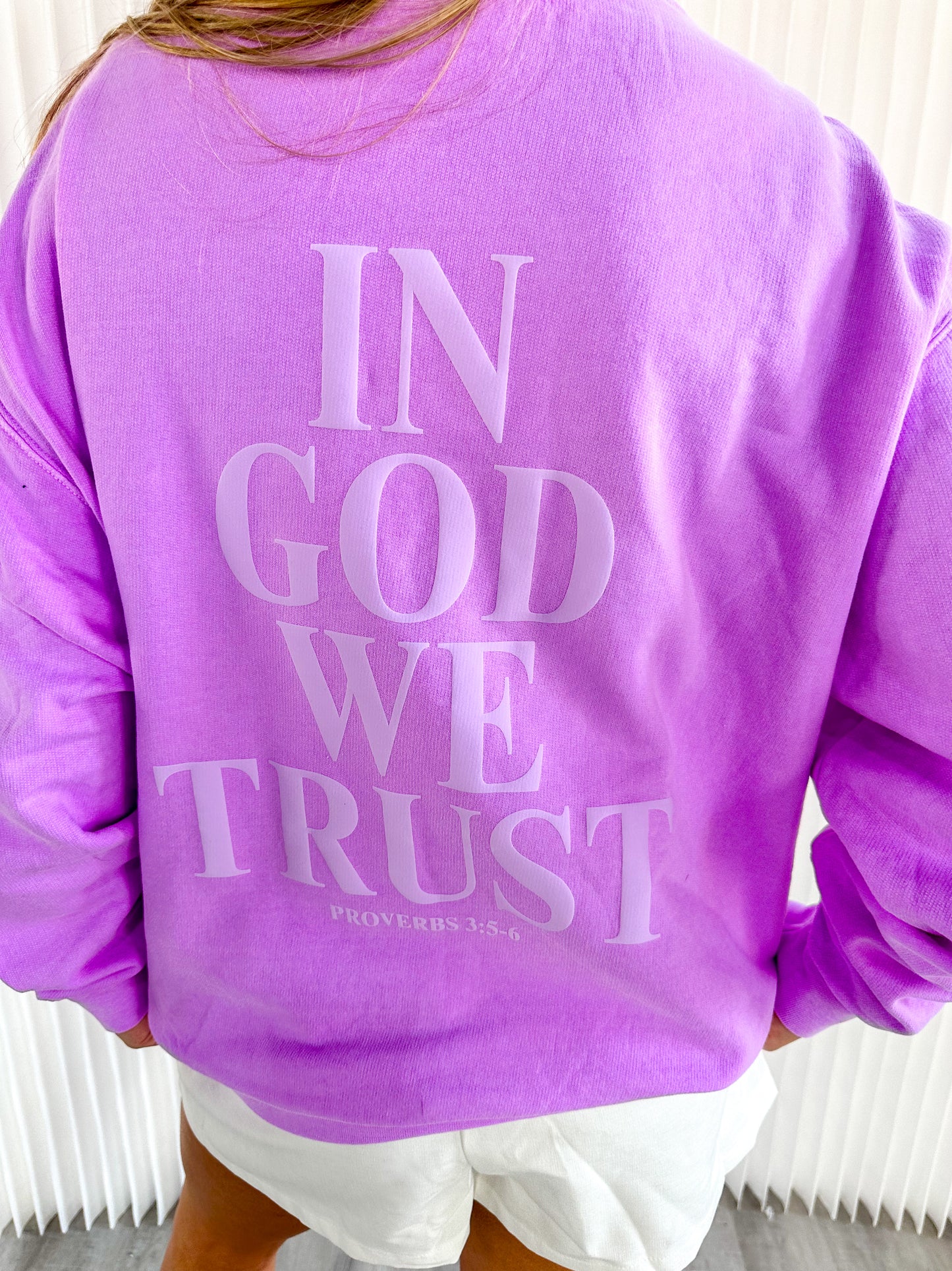 IN GOD WE TRUST Crewneck